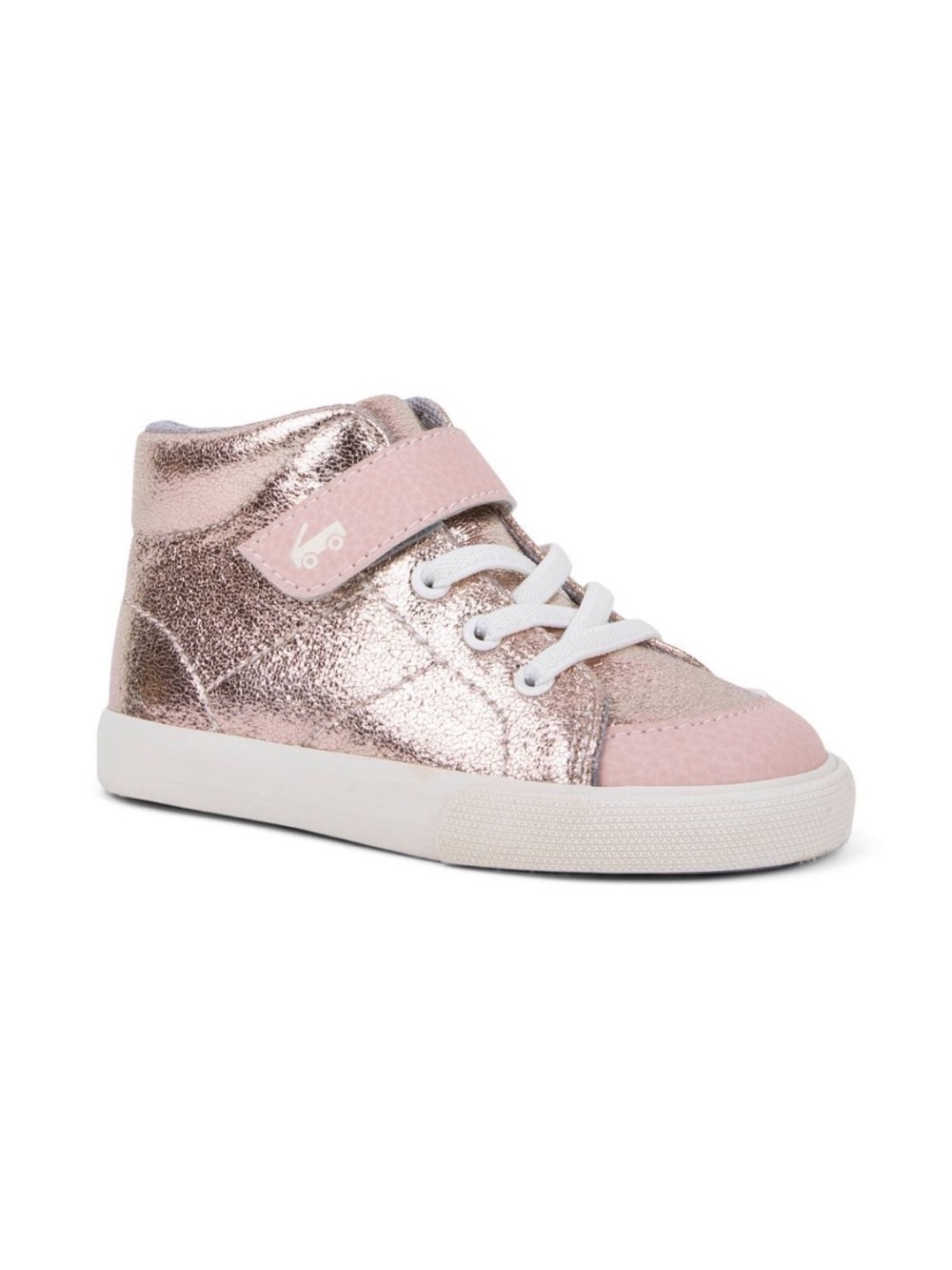 See Kai Run Basics Toddler High Top Hook and Loop Playground Sneakers